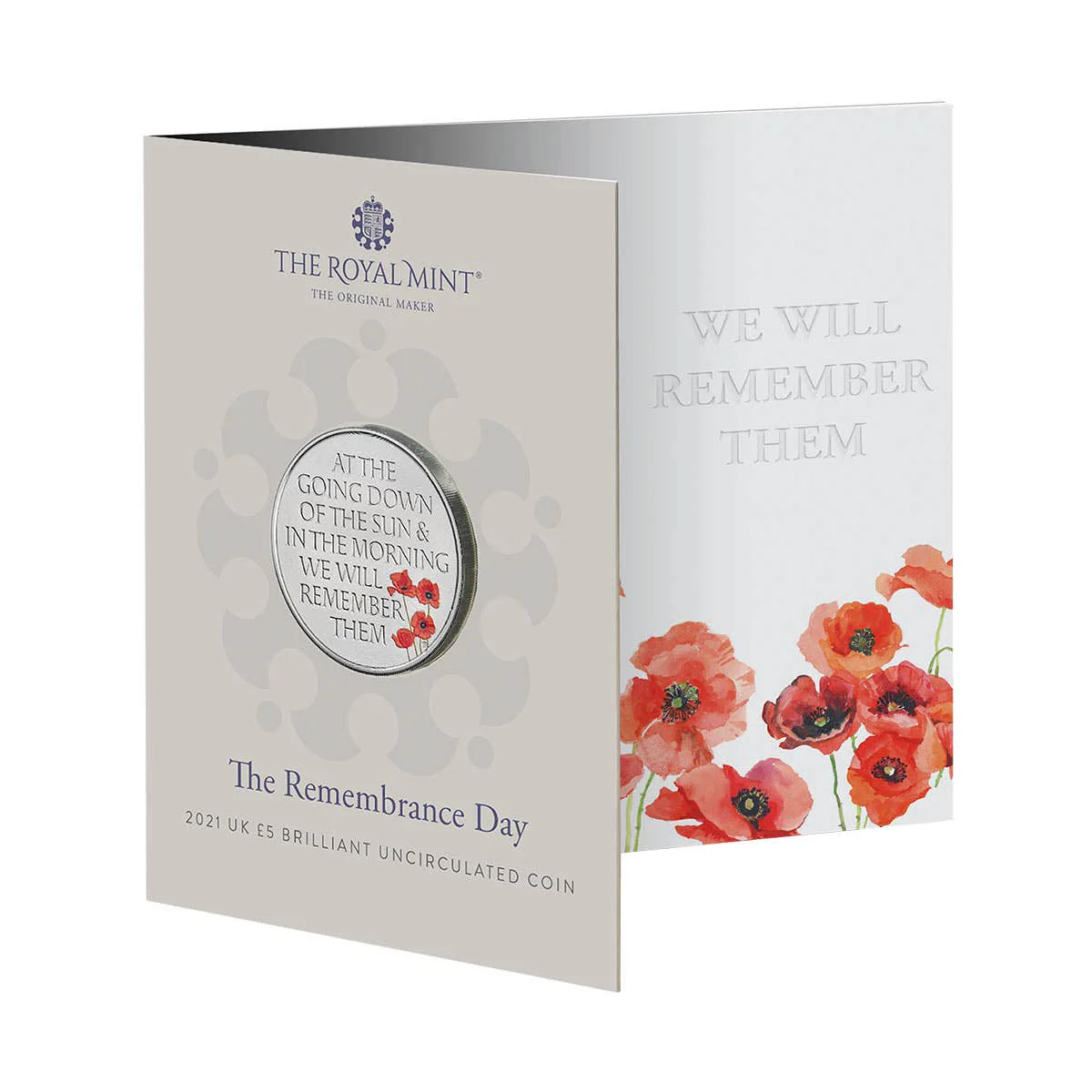 Remembrance Day 2021 £5 Coloured Cupro-Nickel Brilliant Uncirculated Coin - Image 3