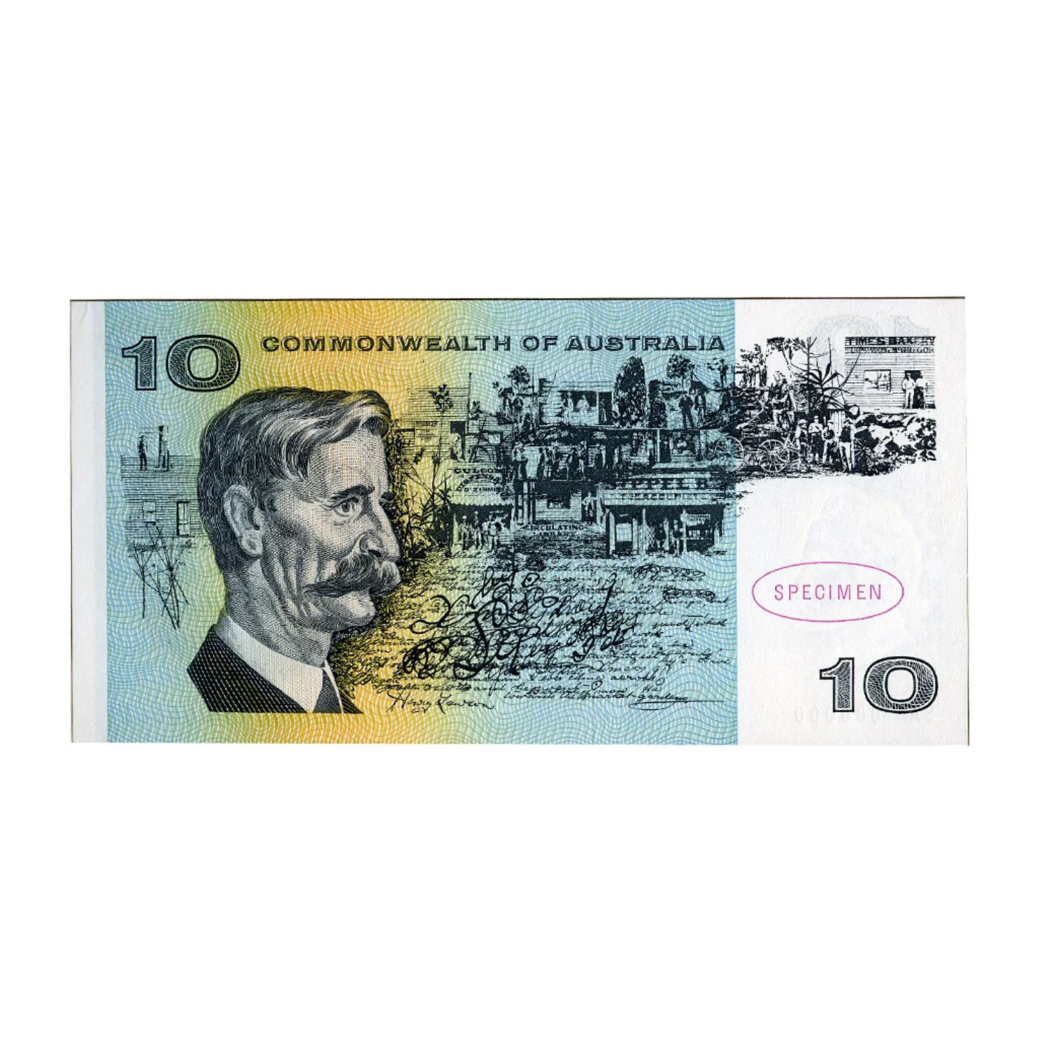 Reserve Bank of Australia 1966 Coombs/Wilson Specimen Banknote 10-Note Collection - Image 10
