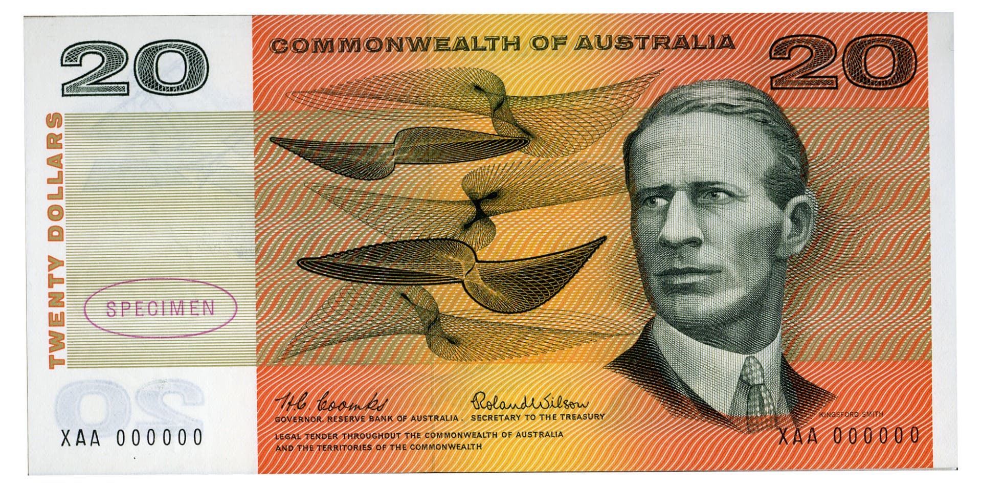 Reserve Bank of Australia 1966 Coombs/Wilson Specimen Banknote 10-Note Collection - Image 12