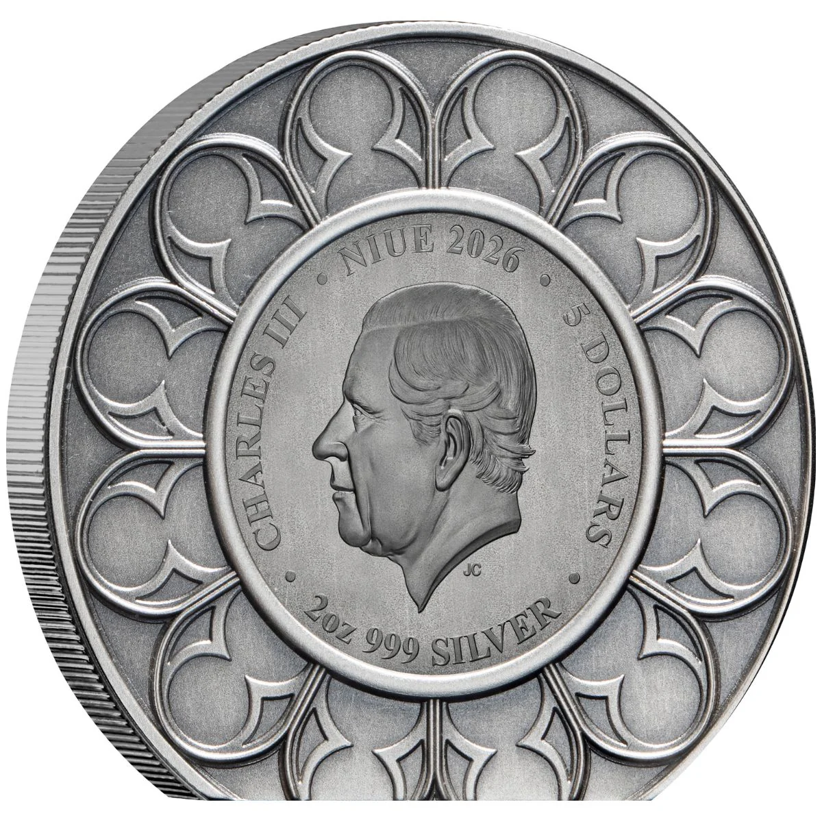 Royal Crown Jewels 2026 $5 St Edward’s Crown Ultra High Relief 2oz Silver Coin - Image 2