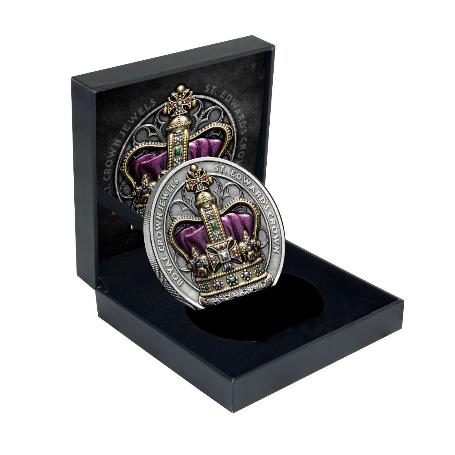 Royal Crown Jewels 2026 $5 St Edward’s Crown Ultra High Relief 2oz Silver Coin - Image 3