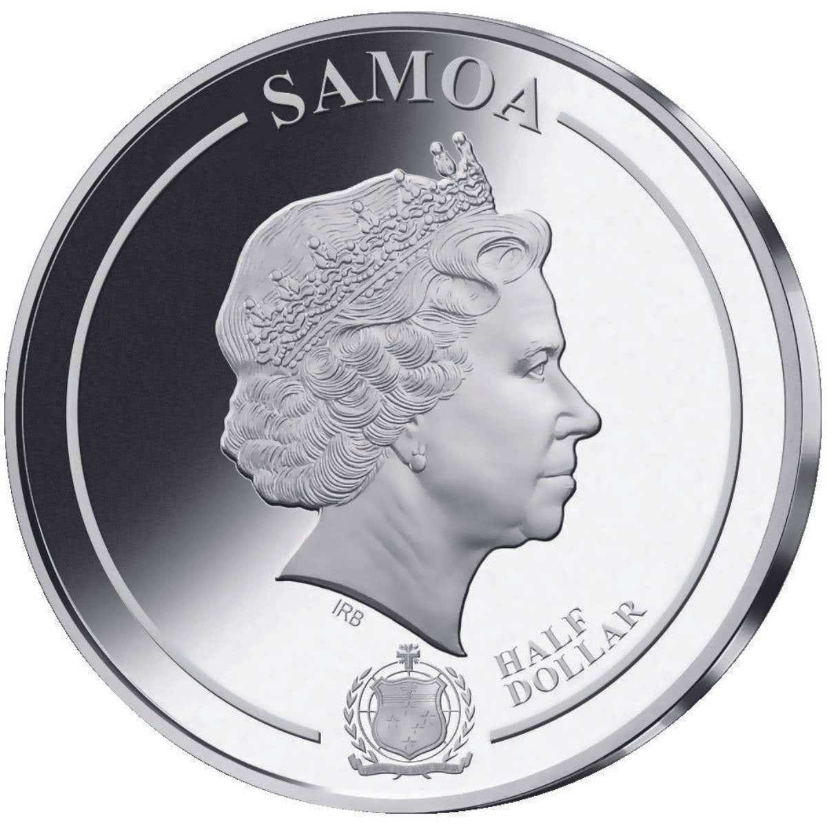 Rubeus Hagrid 2020 50c Silver-plated Coin - Image 2