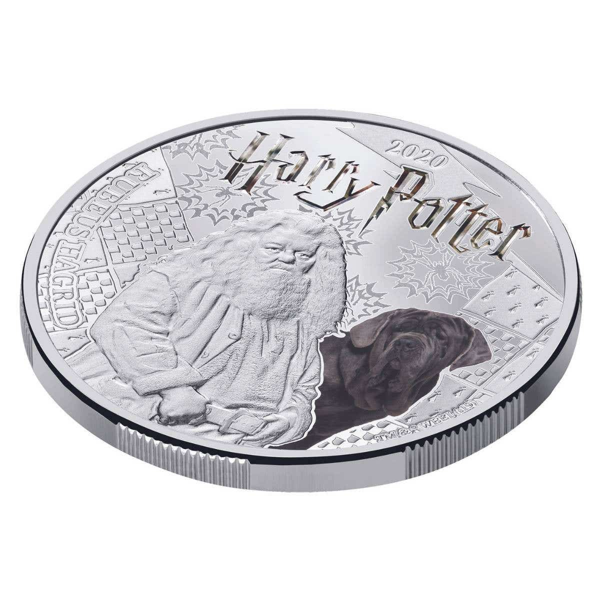 Rubeus Hagrid 2020 50c Silver-plated Coin - Image 3