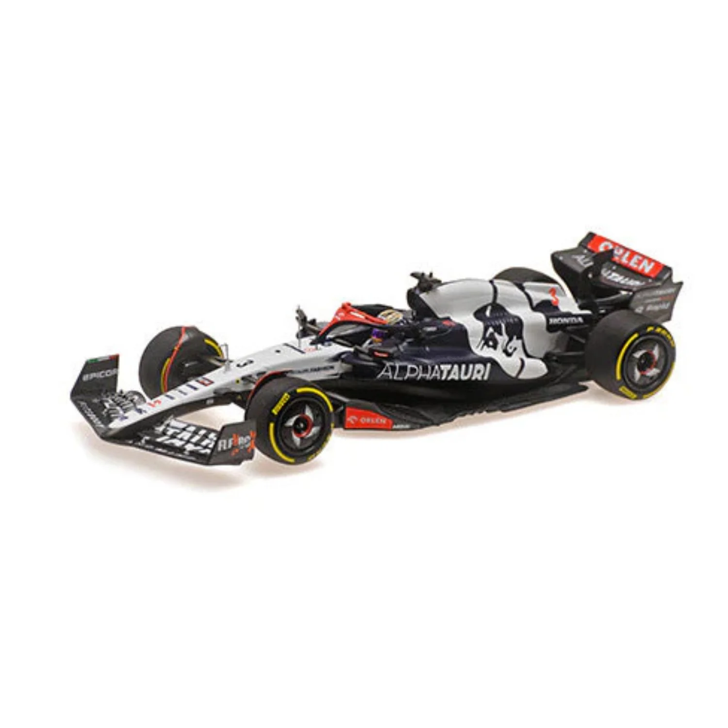 SCUDERIA ALPHATAURI AT04 - DANIEL RICCIARDO - 2023 - Hungarian GP - 1:43 Scale Resin Model Car