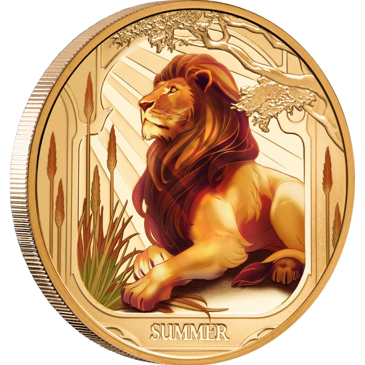 Seasons 2025 Summer $100 1oz Gold Proof Coin