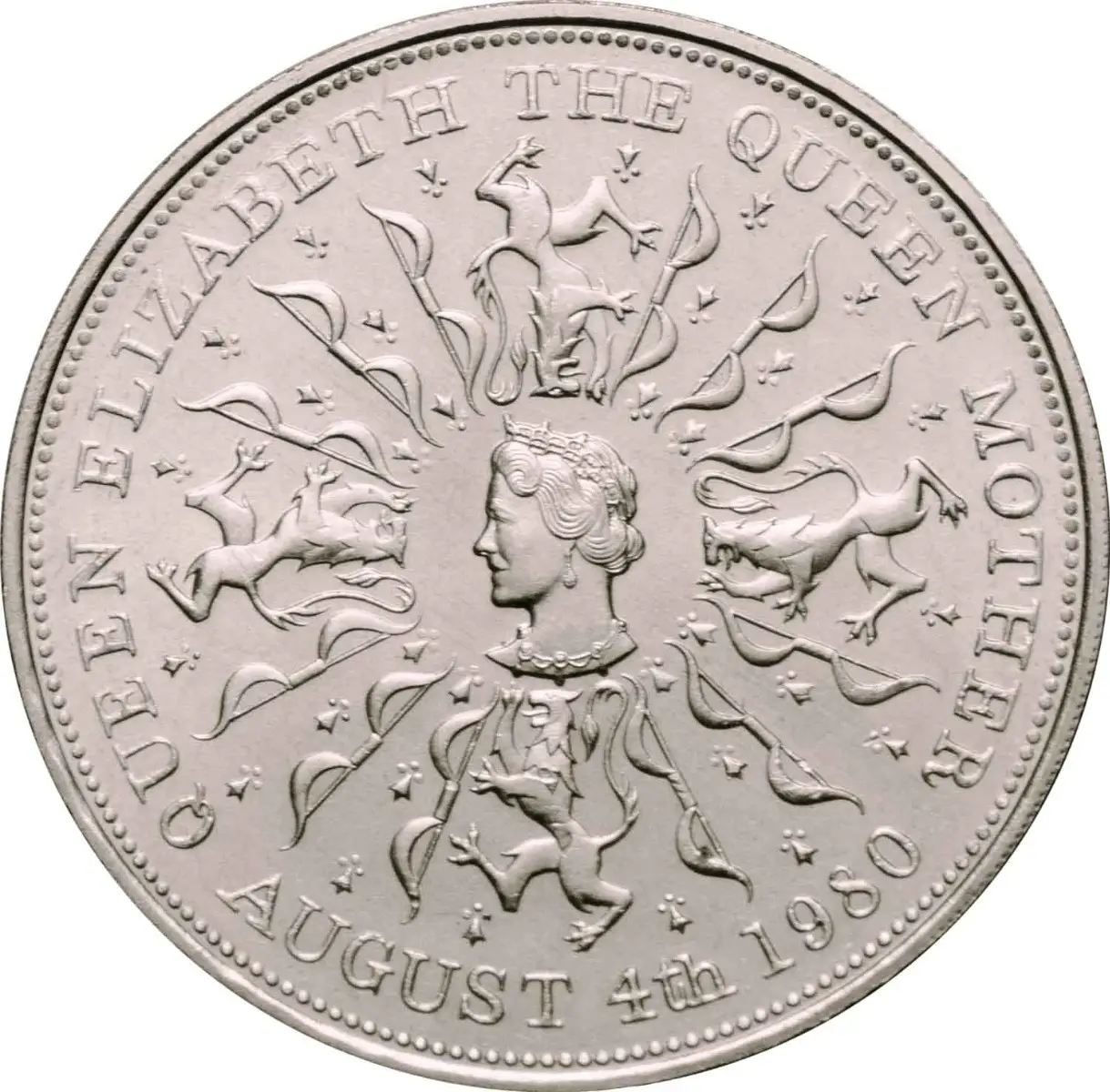 Set of Four Uncirculated British Crowns - Image 4