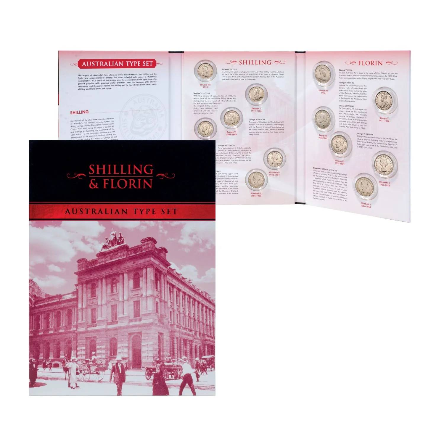 Shilling & Florin Australian 12-Coin Type Set
