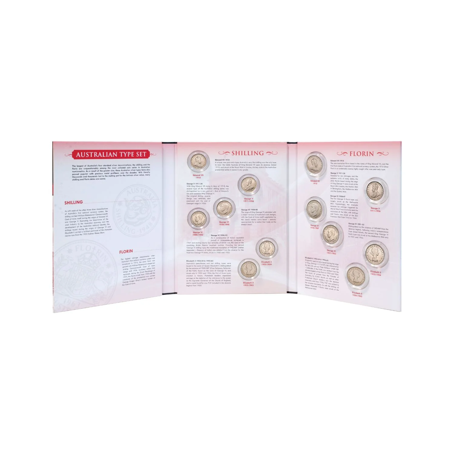 Shilling & Florin Australian 12-Coin Type Set - Image 2