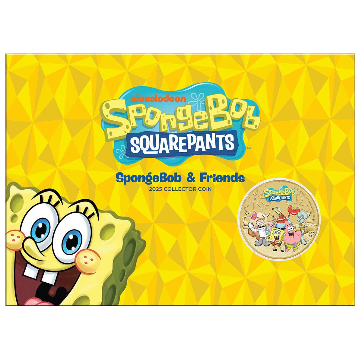 SpongeBob & Friends 2025 $1 Colour Uncirculated Coin - Image 3
