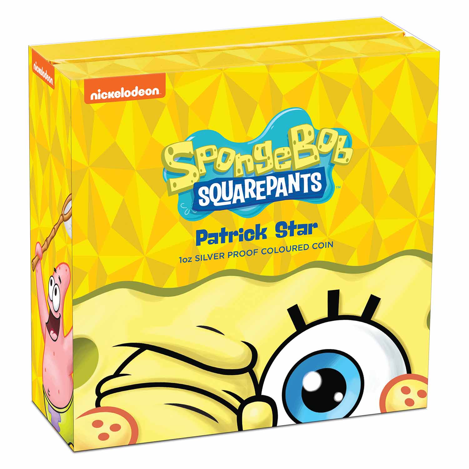 SpongeBob SquarePants - Patrick 2025 $1 Colour 1oz Silver Proof Coin - Image 4