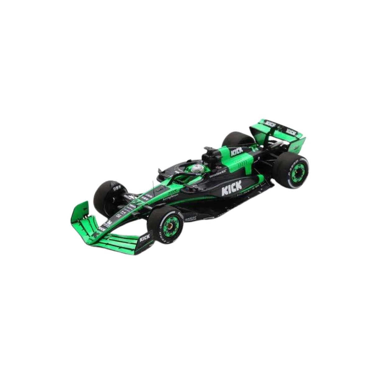 Stake F1 Team Kick Sauber C44 No.77 Stake F1 Team Kick Sauber Abu Dhabi GP 2024 - Valtteri Bottas - "Last Race" - 1:43 Scale Resin Model Car