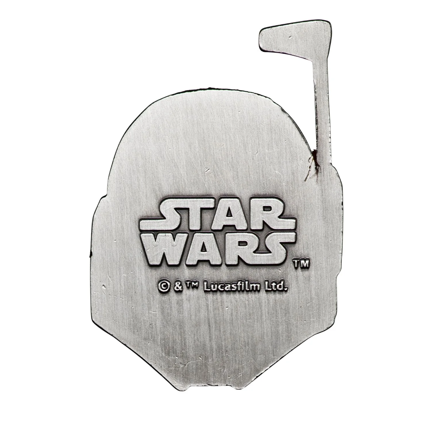 Star Wars Boba Fett Shaped Silver-plated Antique Commemorative - Image 2
