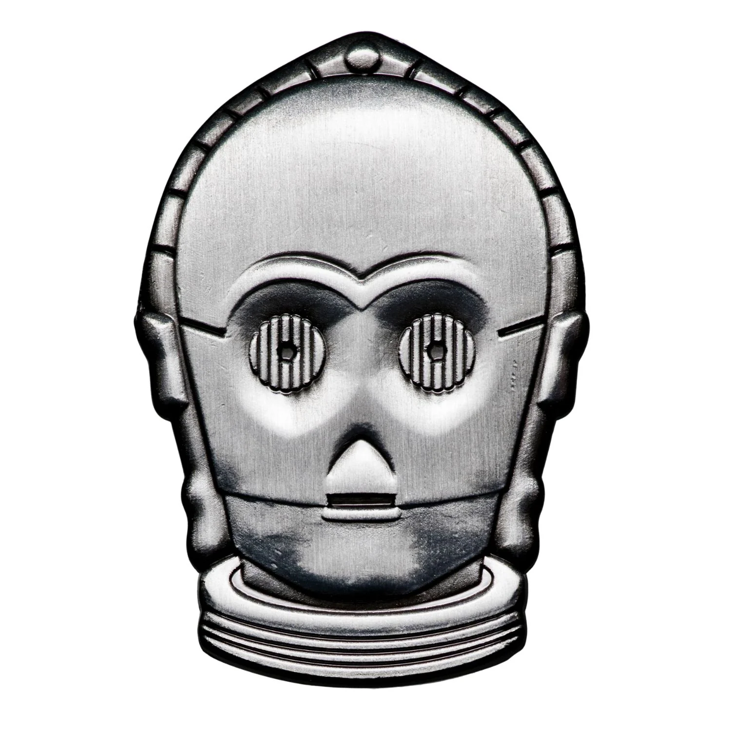 Star Wars C-3PO Shaped Silver-plated Antique Commemorative