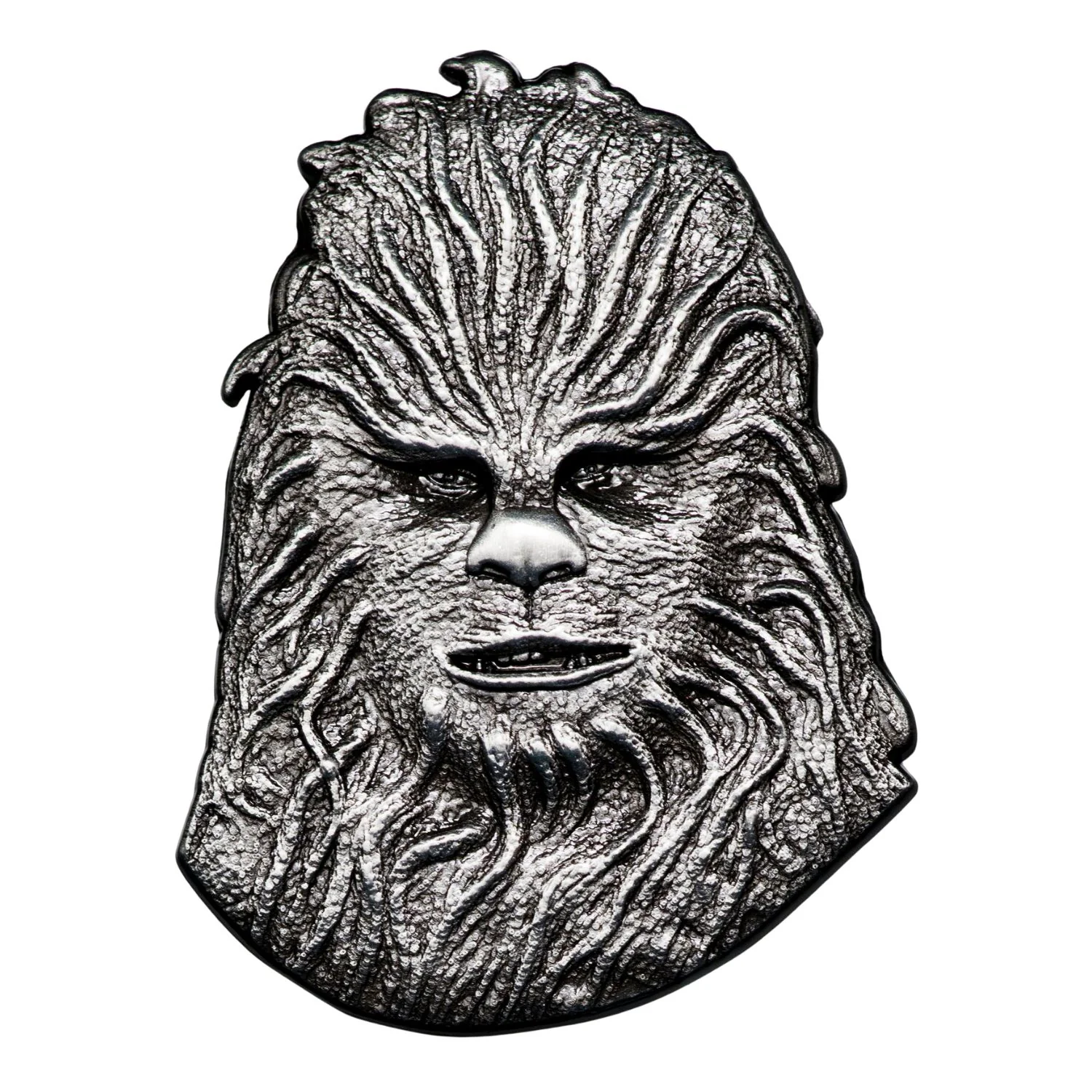 Star Wars Chewbacca Shaped Silver-plated Antique Commemorative
