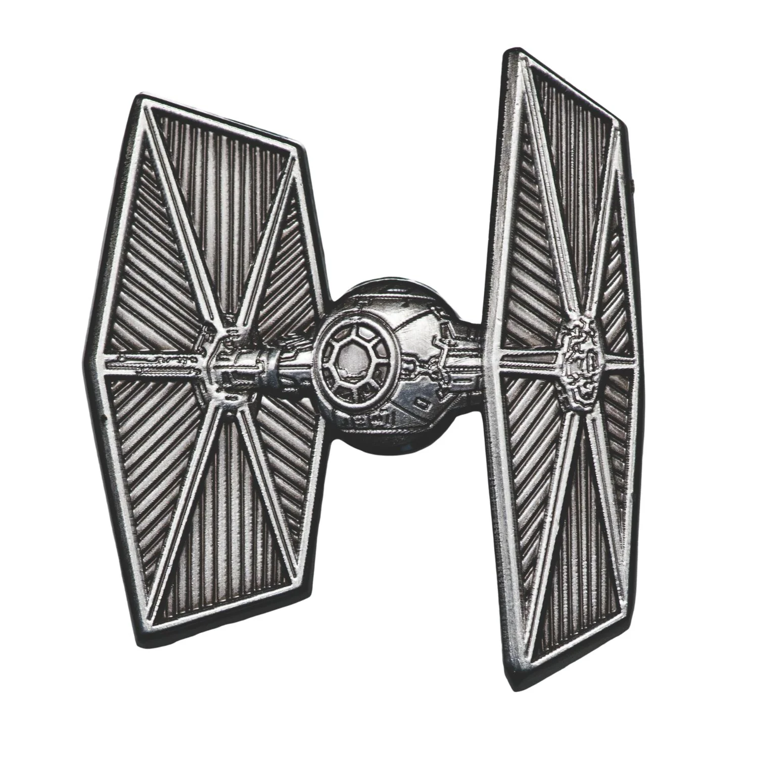 Star Wars TIE Fighter Shaped Silver-plated Antique Commemorative