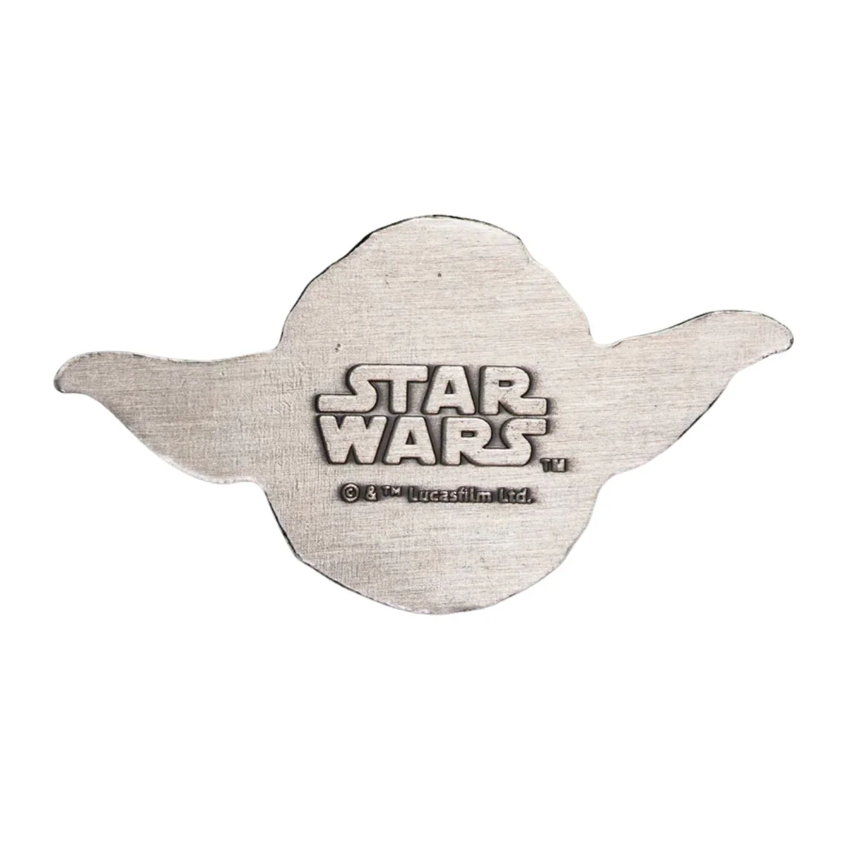Star Wars Yoda Shaped Silver-plated Antique Commemorative - Image 2