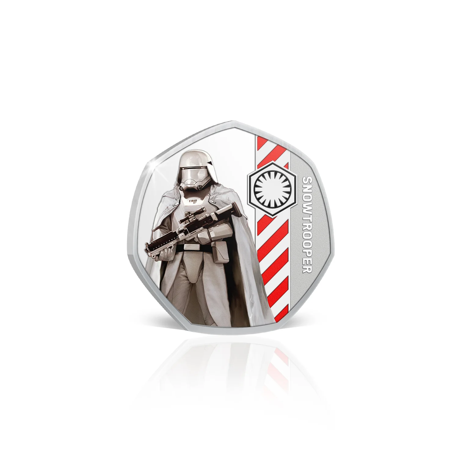 Star Wars Darkside Snowtrooper Silver-plated Prooflike Medallion - Image 2
