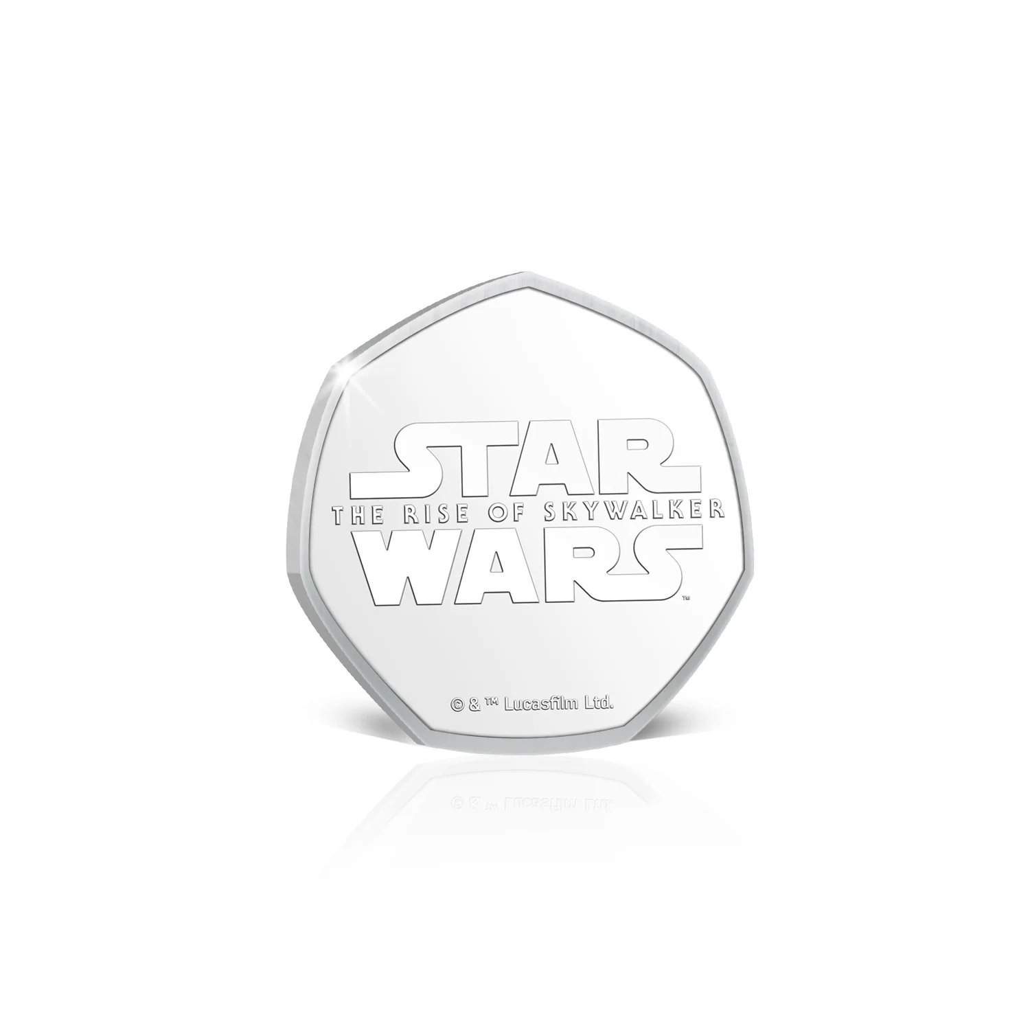 Star Wars Darkside Stormtrooper Silver-plated Prooflike Medallion - Image 3