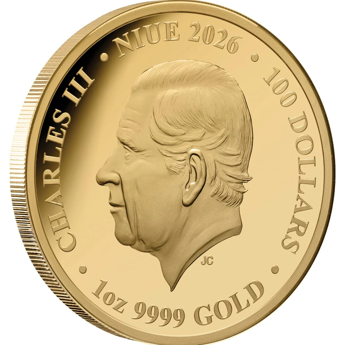 Tasmanian Tiger 2026 $100 1oz Gold Proof Coin - Image 2