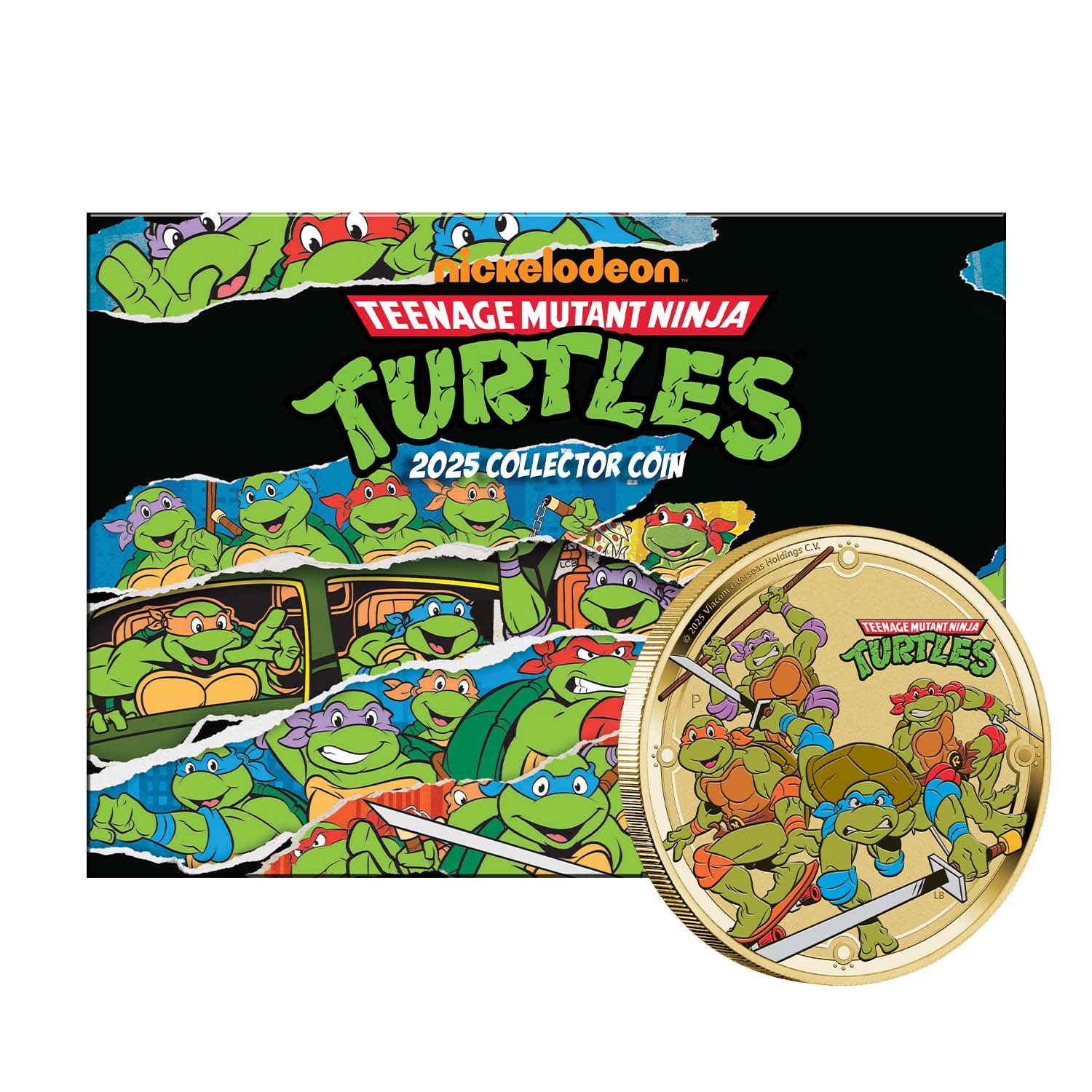 Teenage Mutant Ninja Turtles 2025 $1 Colour Uncirculated Coin