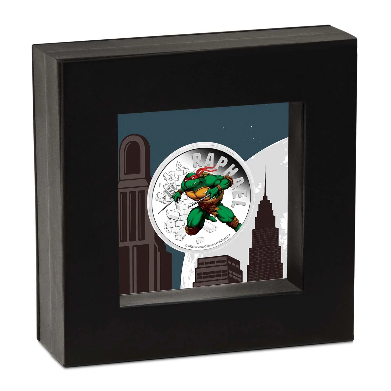Teenage Mutant Ninja Turtles - Raphael 2025 $1 Colour 1oz Silver Proof Coin - Image 3