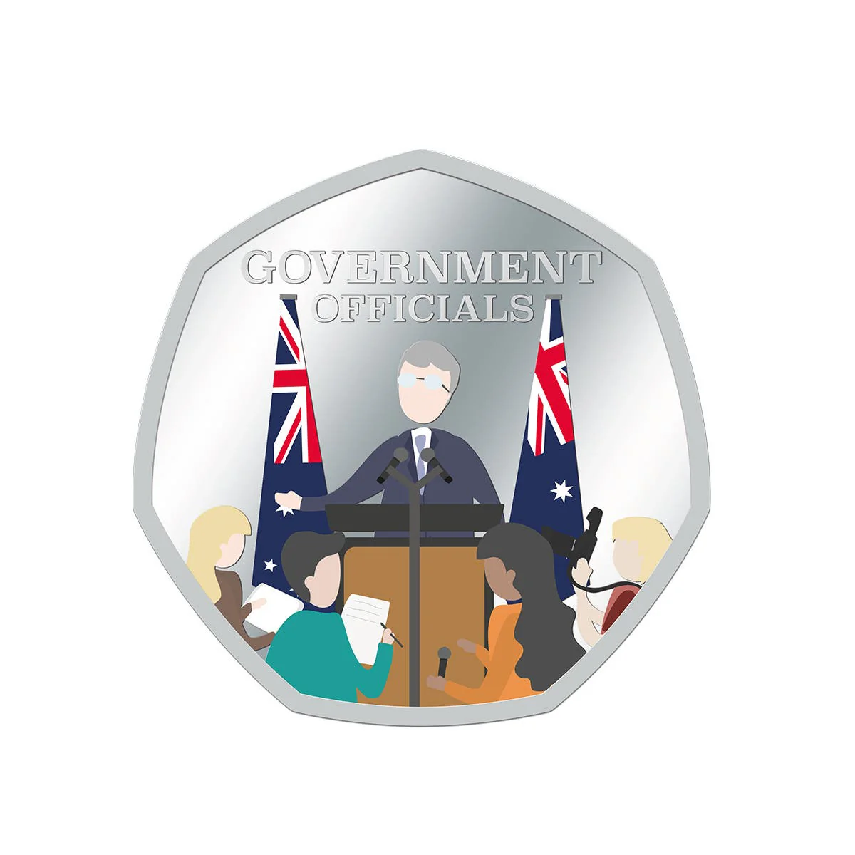 Thank You 2020 Half Dollar Government Officals Silver-plated Coin