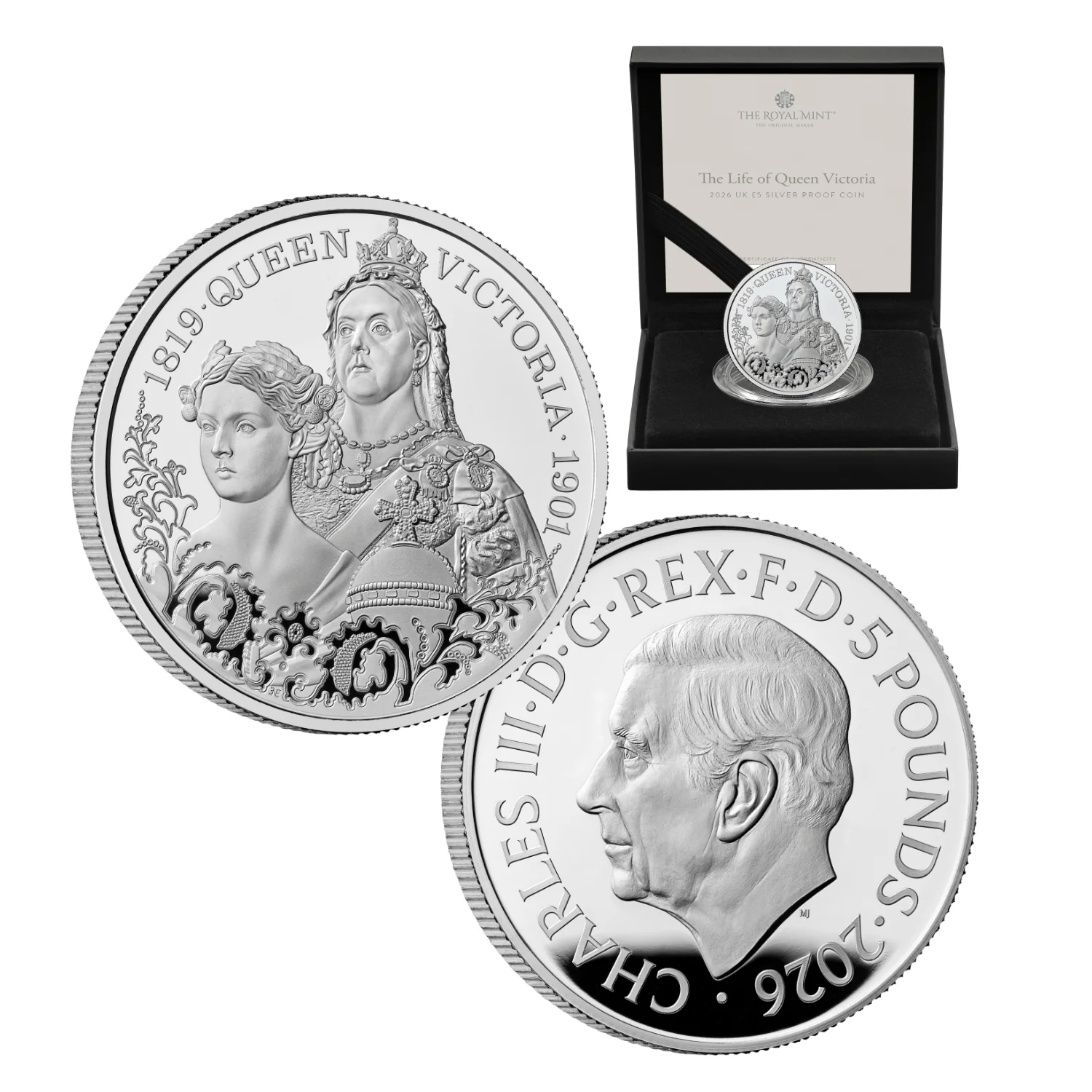 Great Britain Life of Queen Victoria 2026 £5 Silver Proof Coin - Image 4