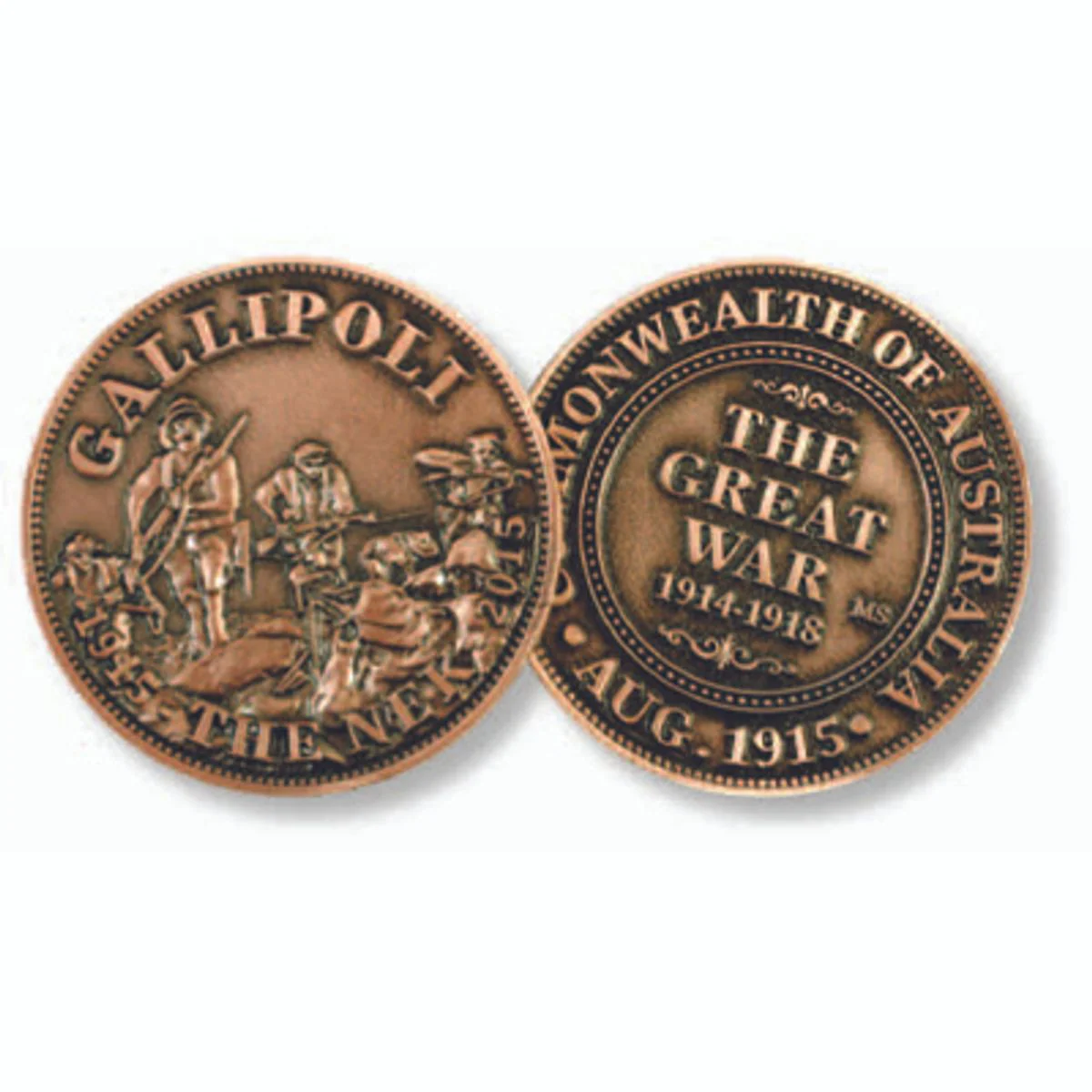 The Nek Centenary Penny In Blister Pack