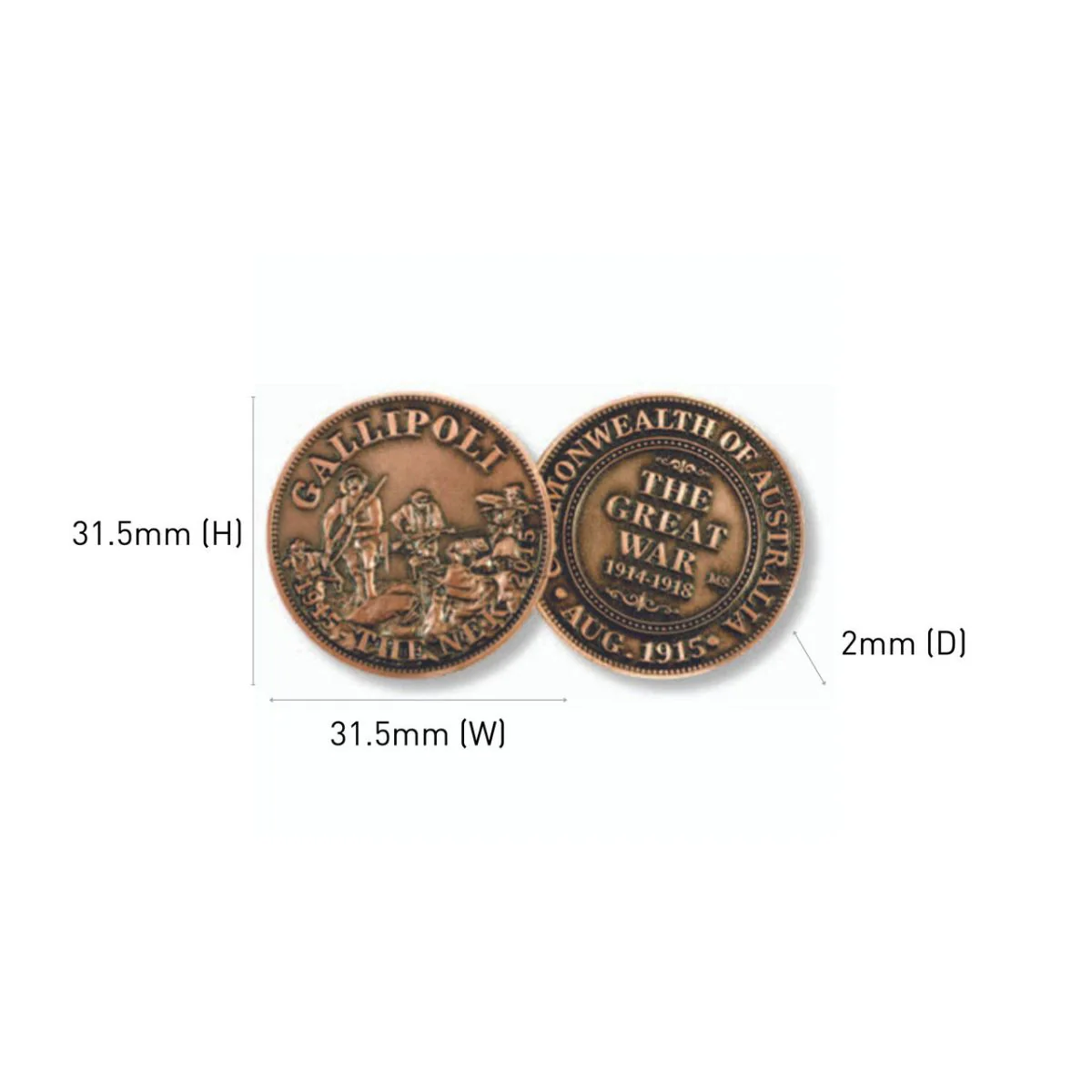 The Nek Centenary Penny In Blister Pack - Image 2
