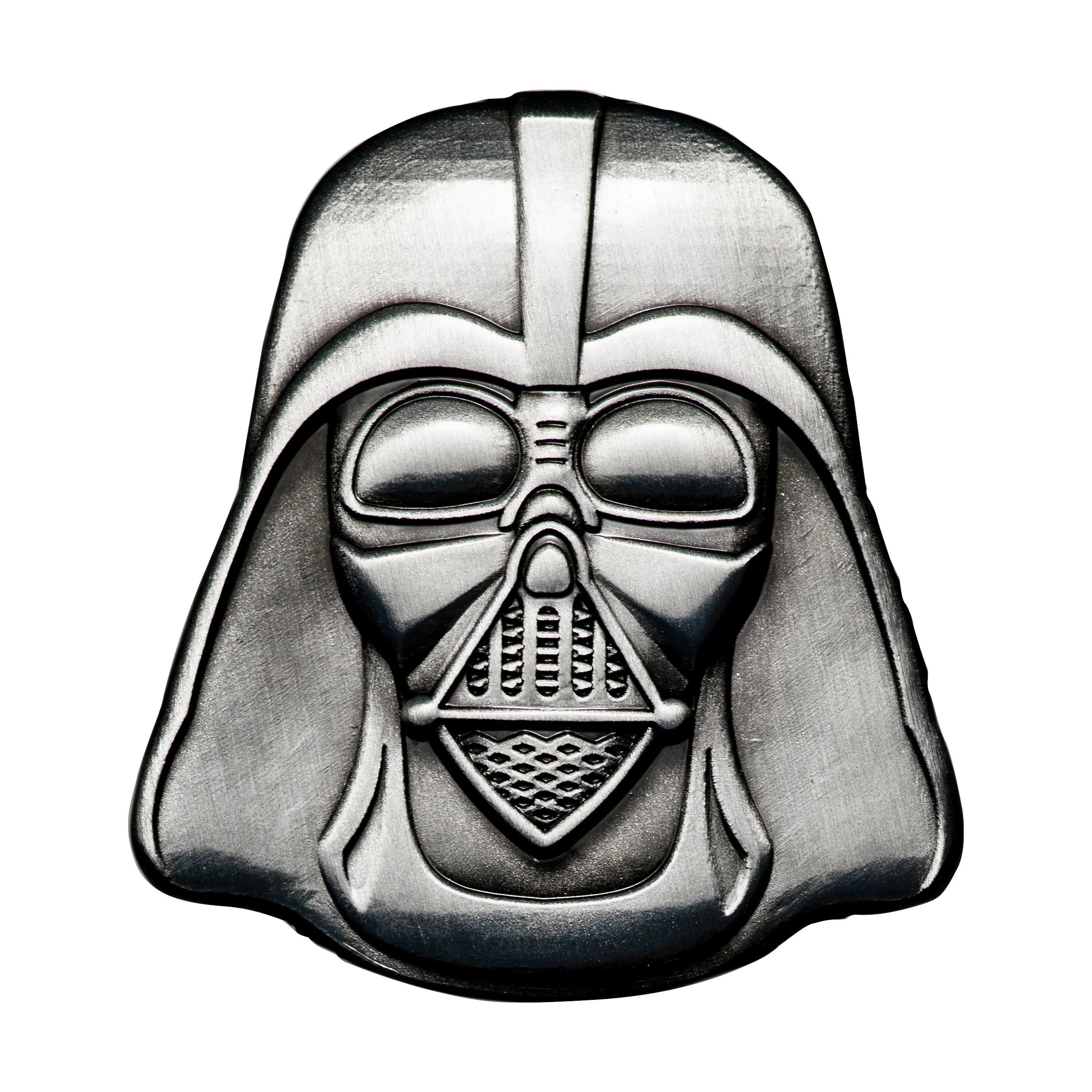 Star Wars Darth Vader Shaped Silver-plated Antique Commemorative
