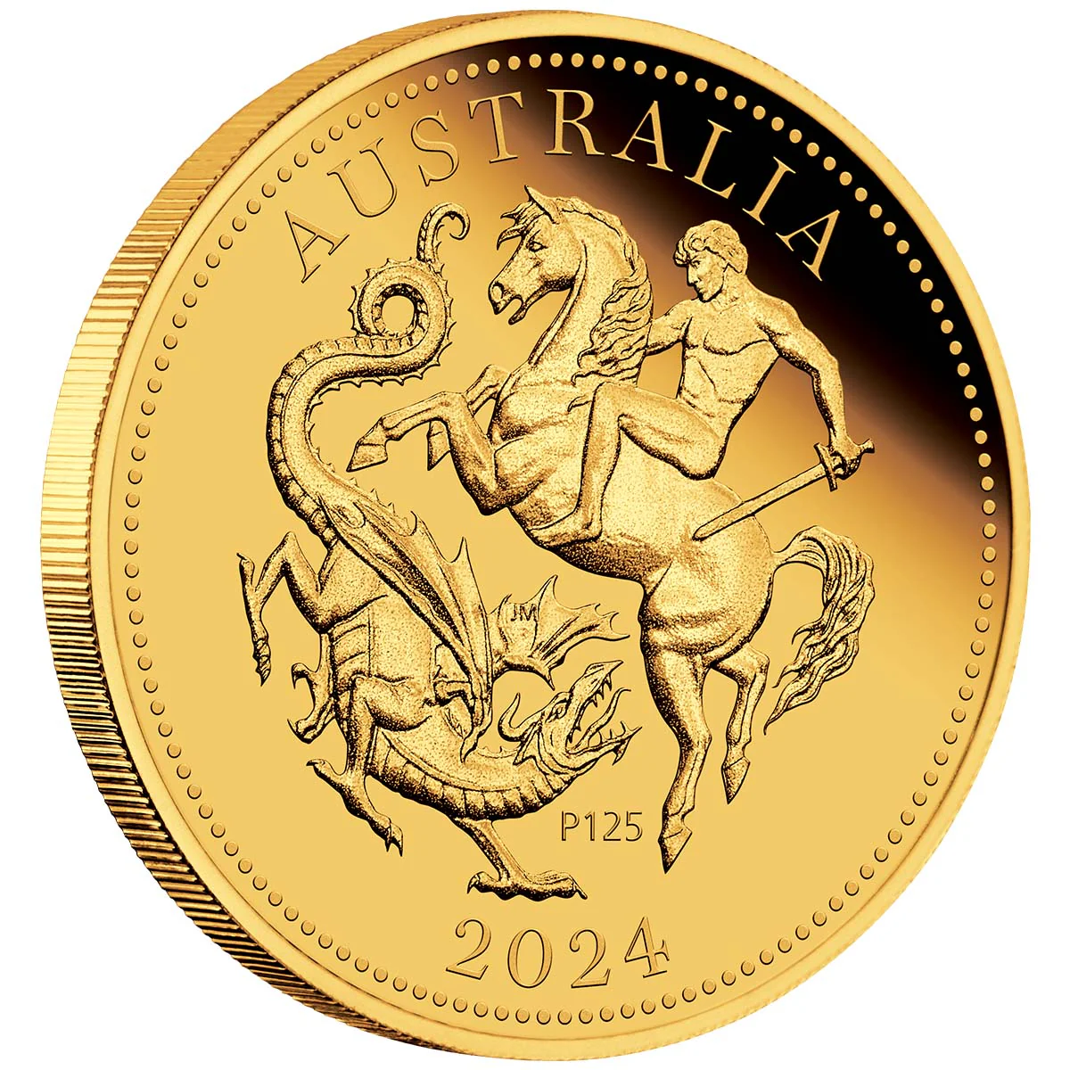 Australia Perth Mint 125th Anniversary 2024 $50 Double Sovereign Gold Proof Coin