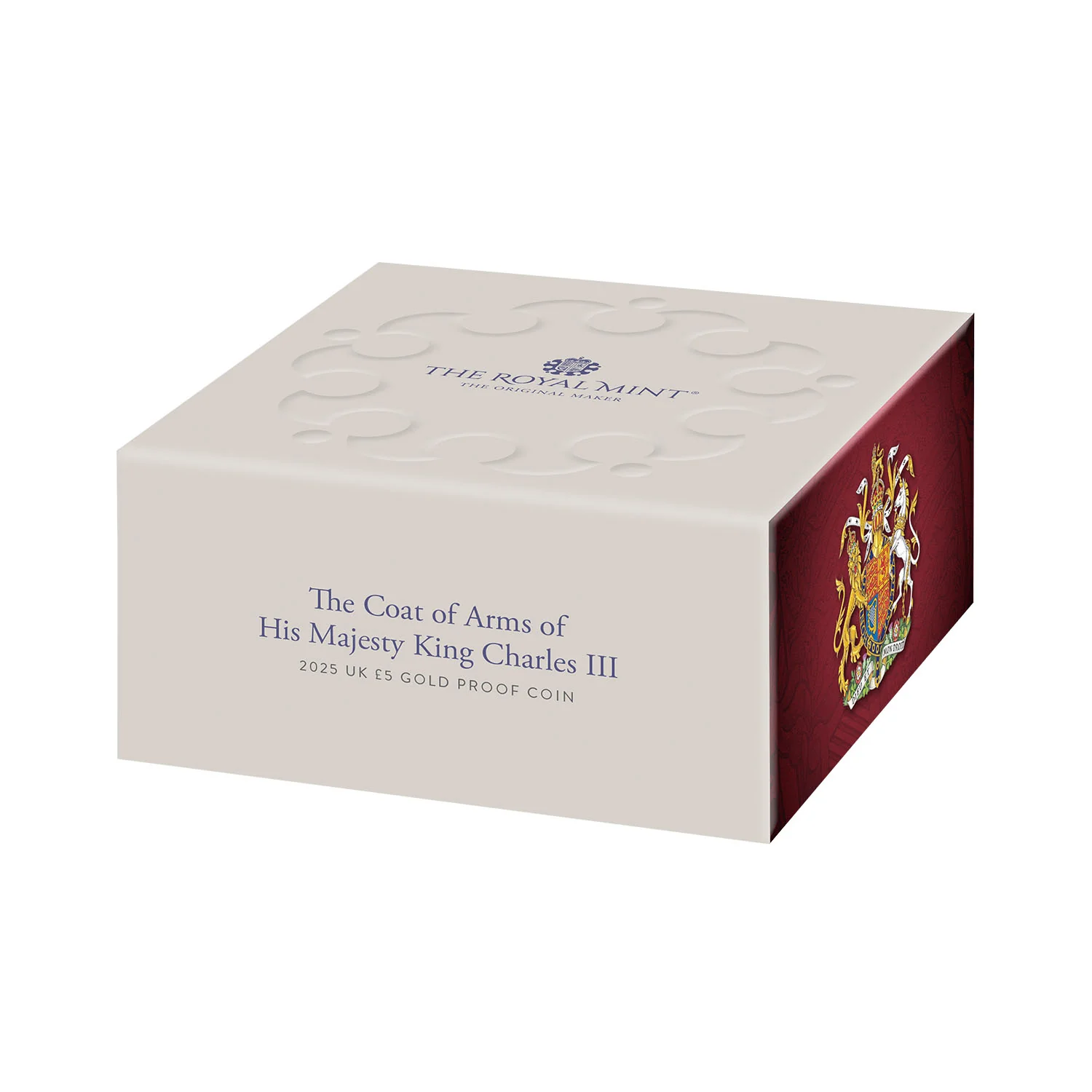 The Royal Arms of His Majesty King Charles III 2025 UK £5 Gold Proof Coin - Image 4