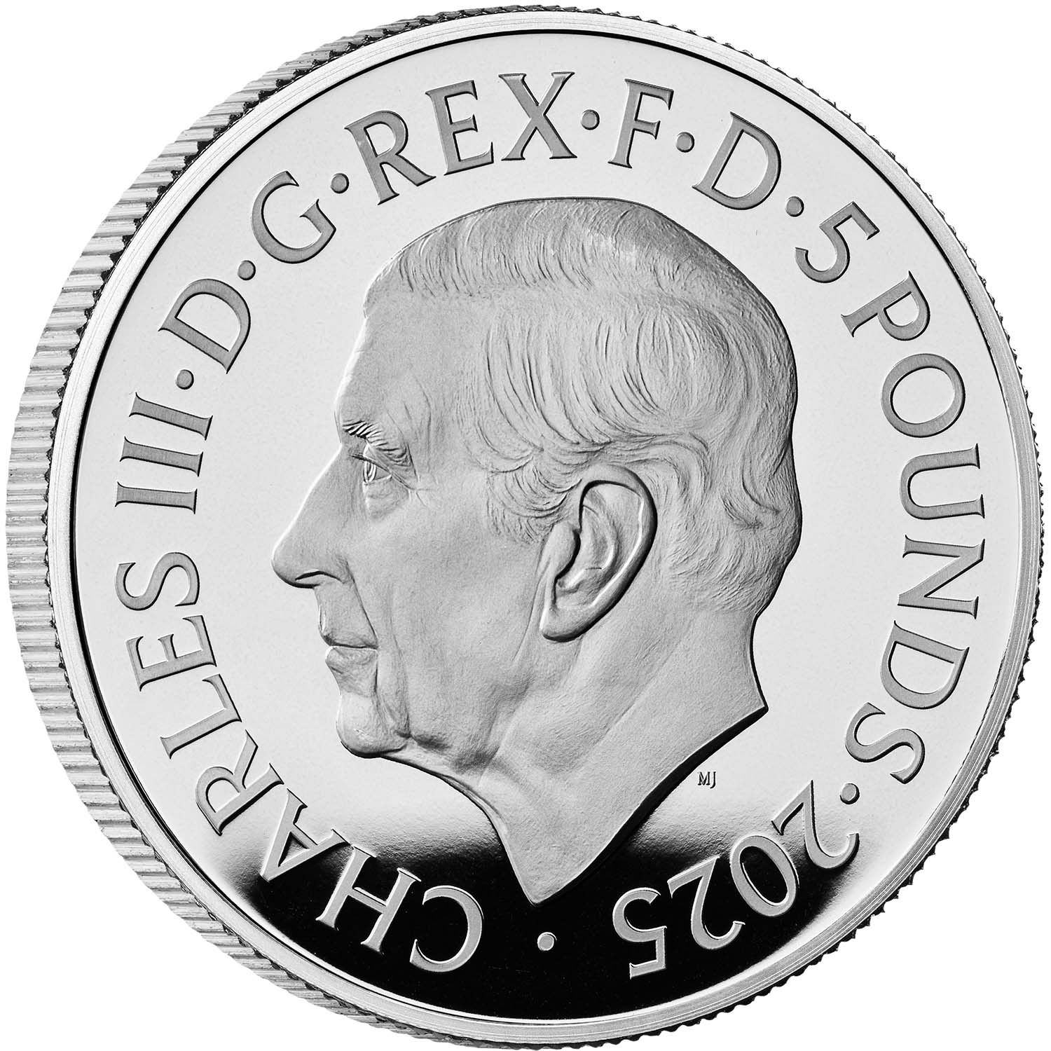 Great Britain Royal Arms of Charles III 2025 £5 Silver Proof Coin - Image 2