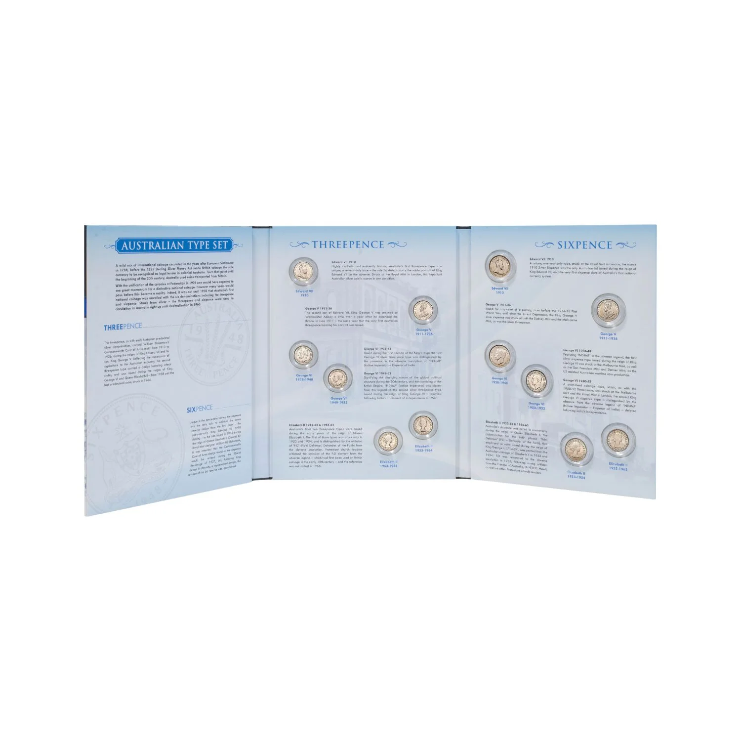 Threepence & Sixpence 12-Coin Type Set - Image 2