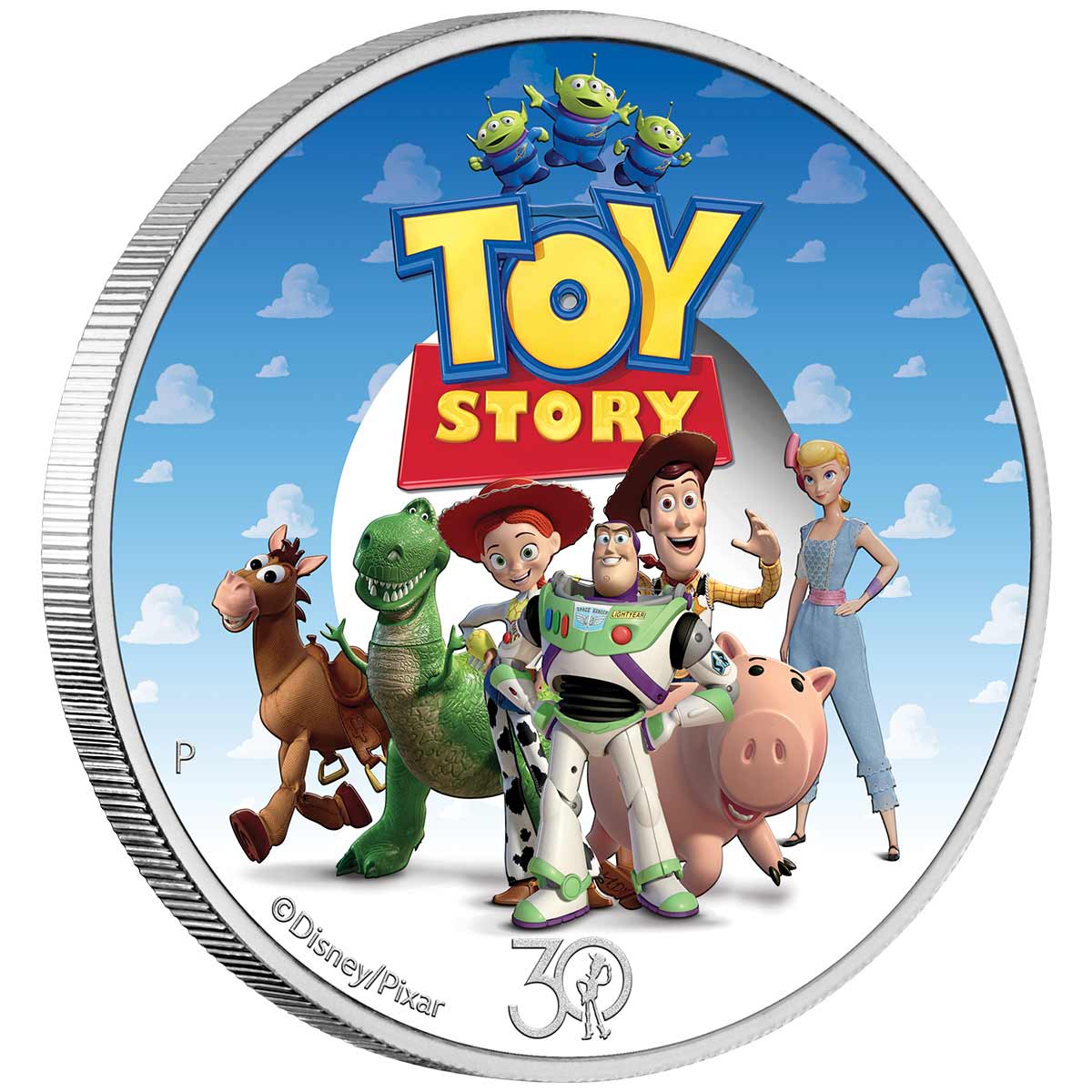 Toy Story 30th Anniversary 2025 50c Colour 1/2oz Silver Proof Coin