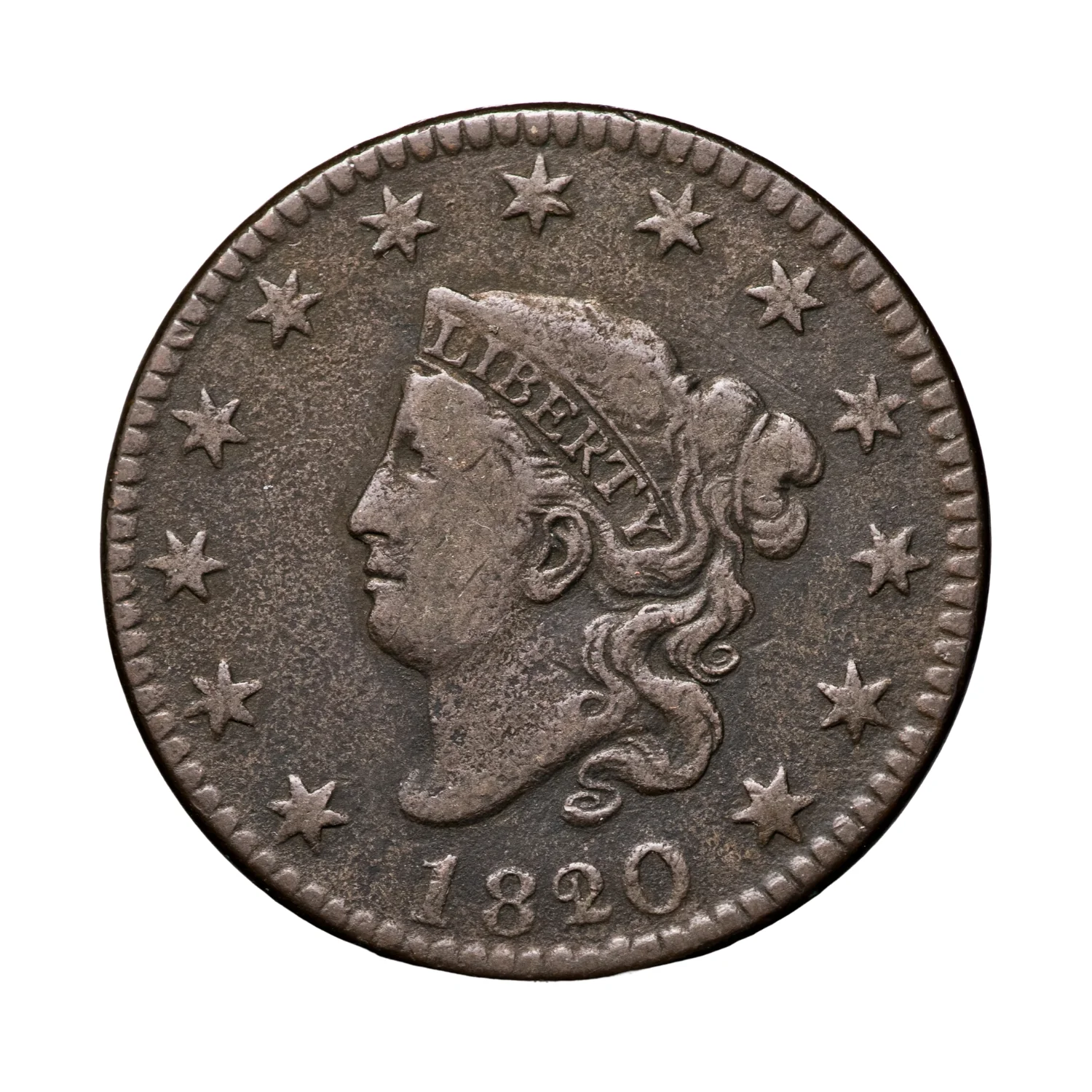 USA 1816-35 Coronet Head Cent Very Good-Very Fine Coin (Date of our choice) - Image 2