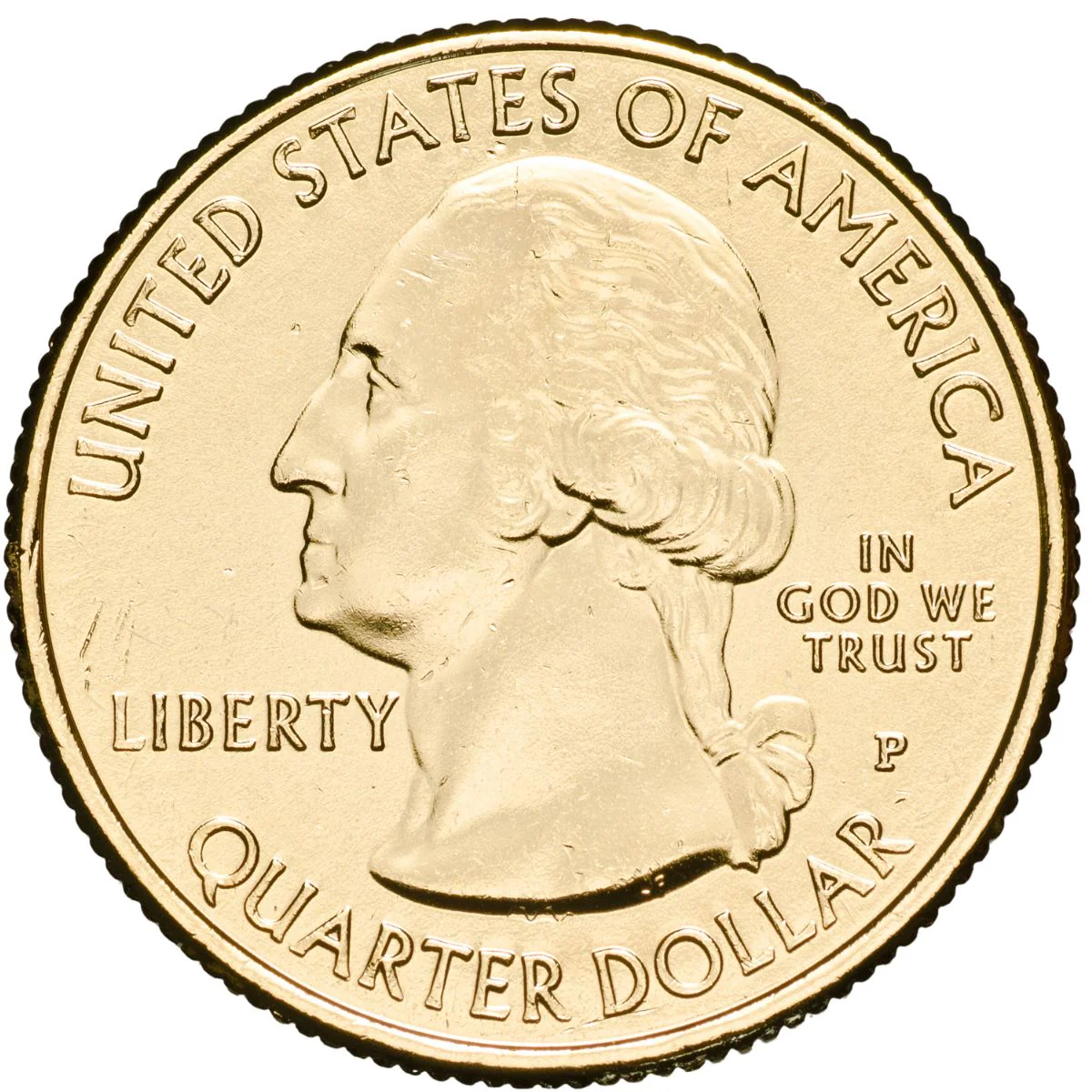 US National Parks 2010 Mount Hood Gold-plated Coin - Image 2