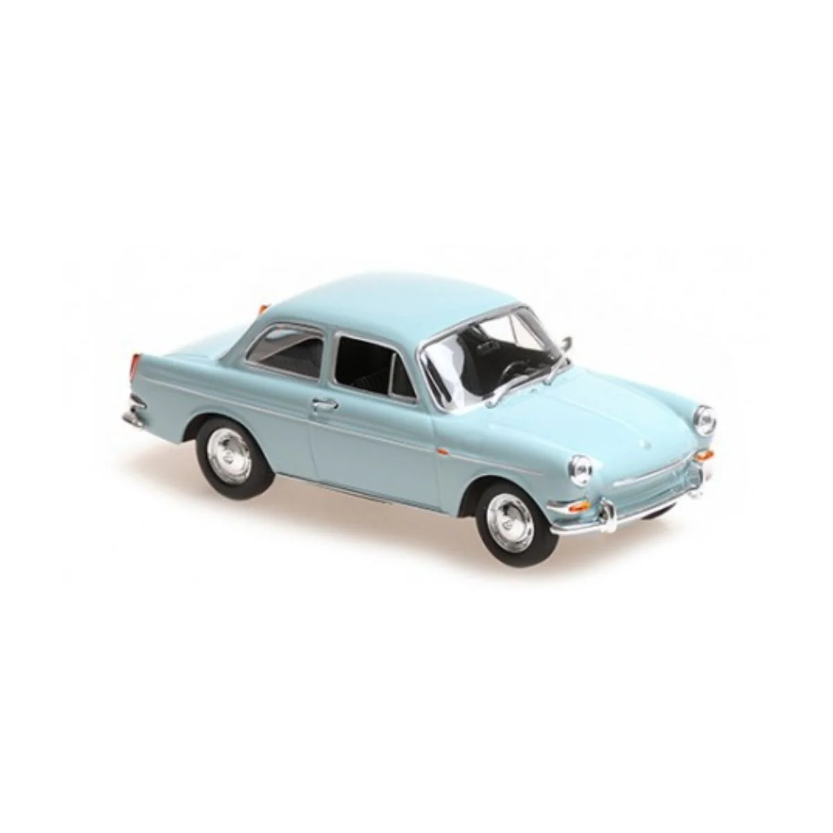 VOLKSWAGEN 1600 - 1966 - LIGHT BLUE - 1:43 Scale Diecast Model Car