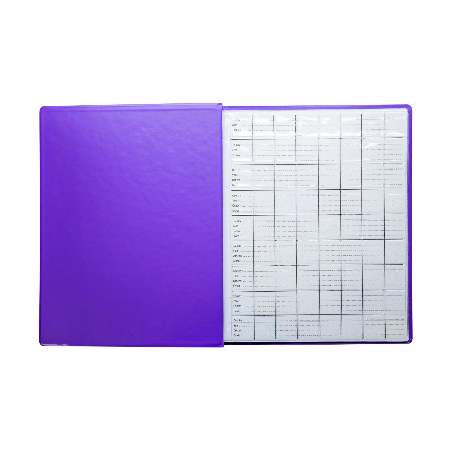VST 6-Page Coin Album Hot Purple - Image 3