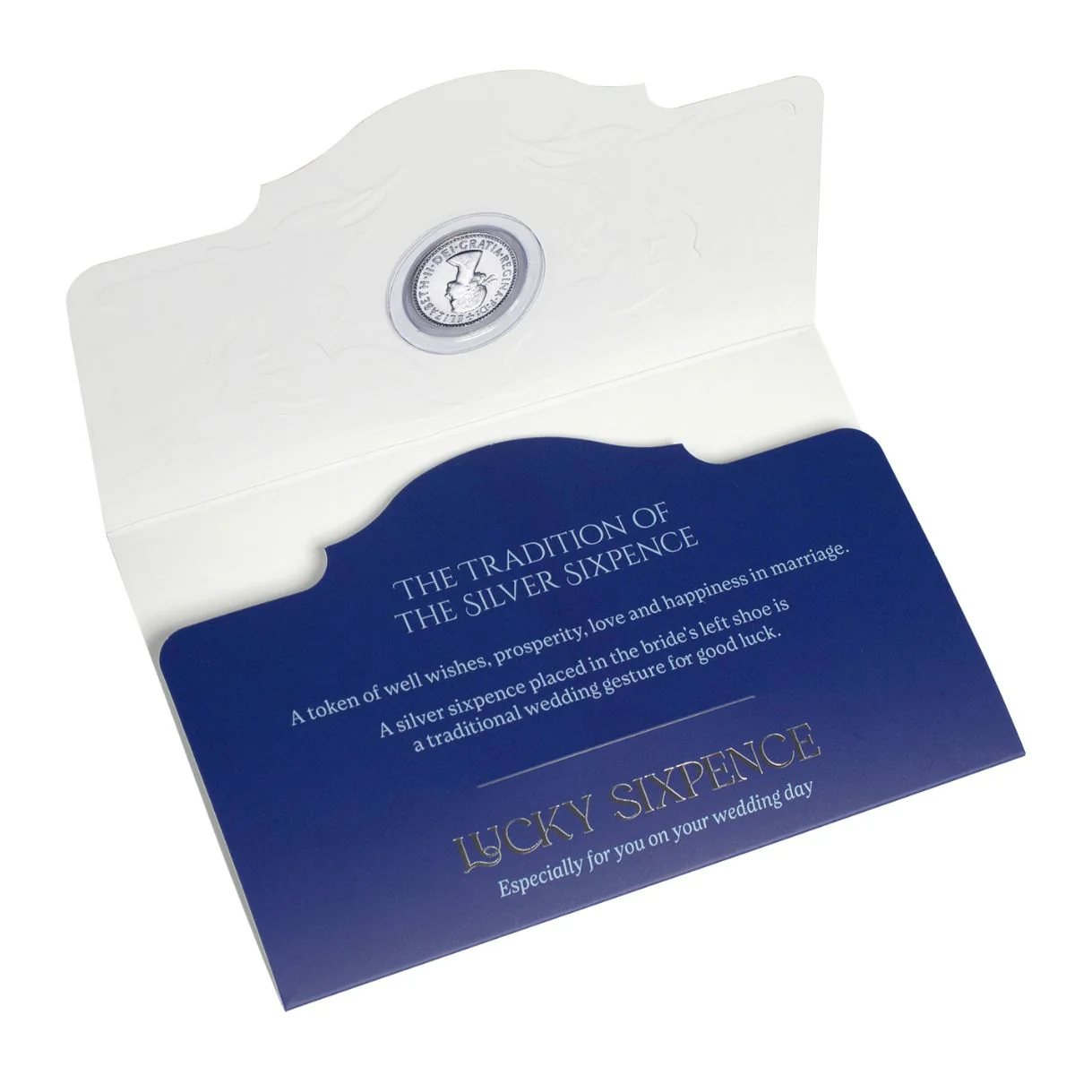 Wedding Lucky Silver Sixpence - Image 2