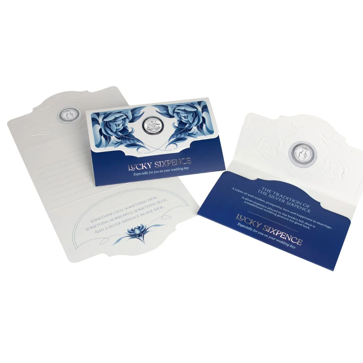 Wedding Lucky Silver Sixpence - Image 4