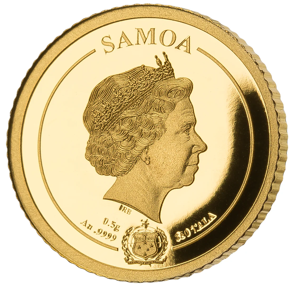 The Vikings 2022 $50 1/2g Gold Proof Coin - Image 2