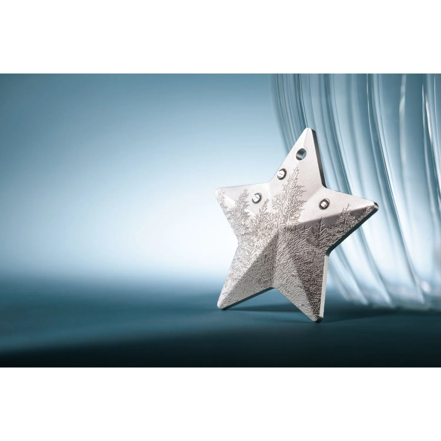 Winter Forest Star 2025 $5 Rhodium-plated 1oz Silver Coin - Image 4