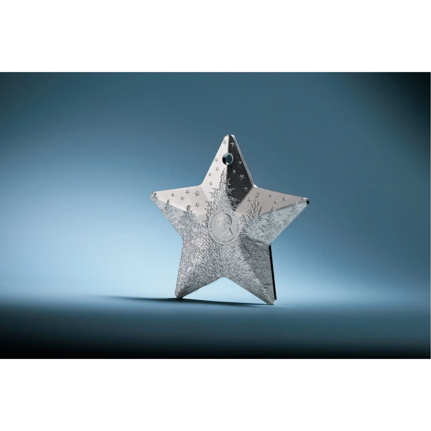 Winter Forest Star 2025 $5 Rhodium-plated 1oz Silver Coin - Image 5