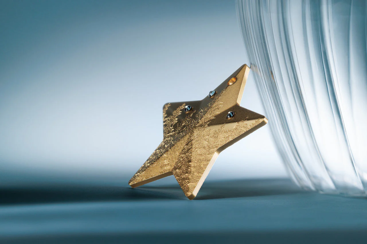 Winter Forest Star 2025 $5 Gold-plated 1oz Silver Coin - Image 5