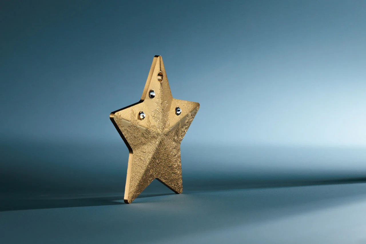 Winter Forest Star 2025 $5 Gold-plated 1oz Silver Coin - Image 7