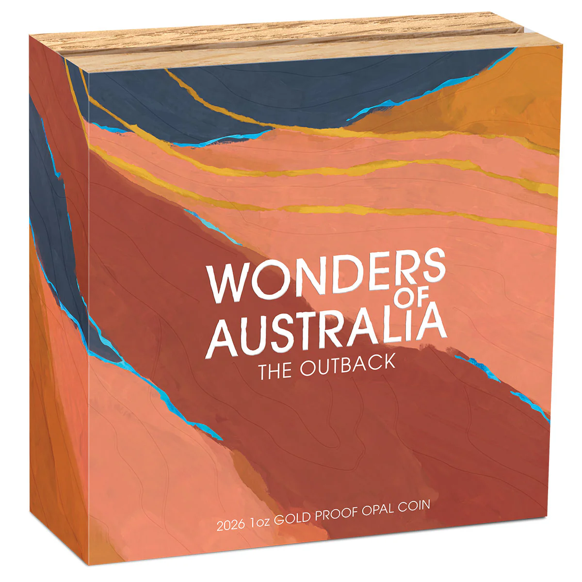 Australia 2026 $100 Wonders of Australia - The Outback Opal 1oz Gold Proof Coin - Image 4