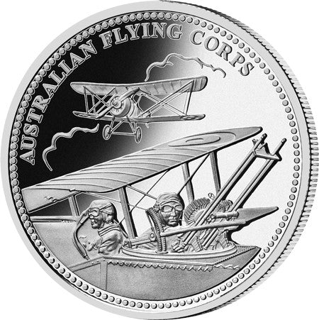 First World War Australian Flying Corps Silver Prooflike Commemorative