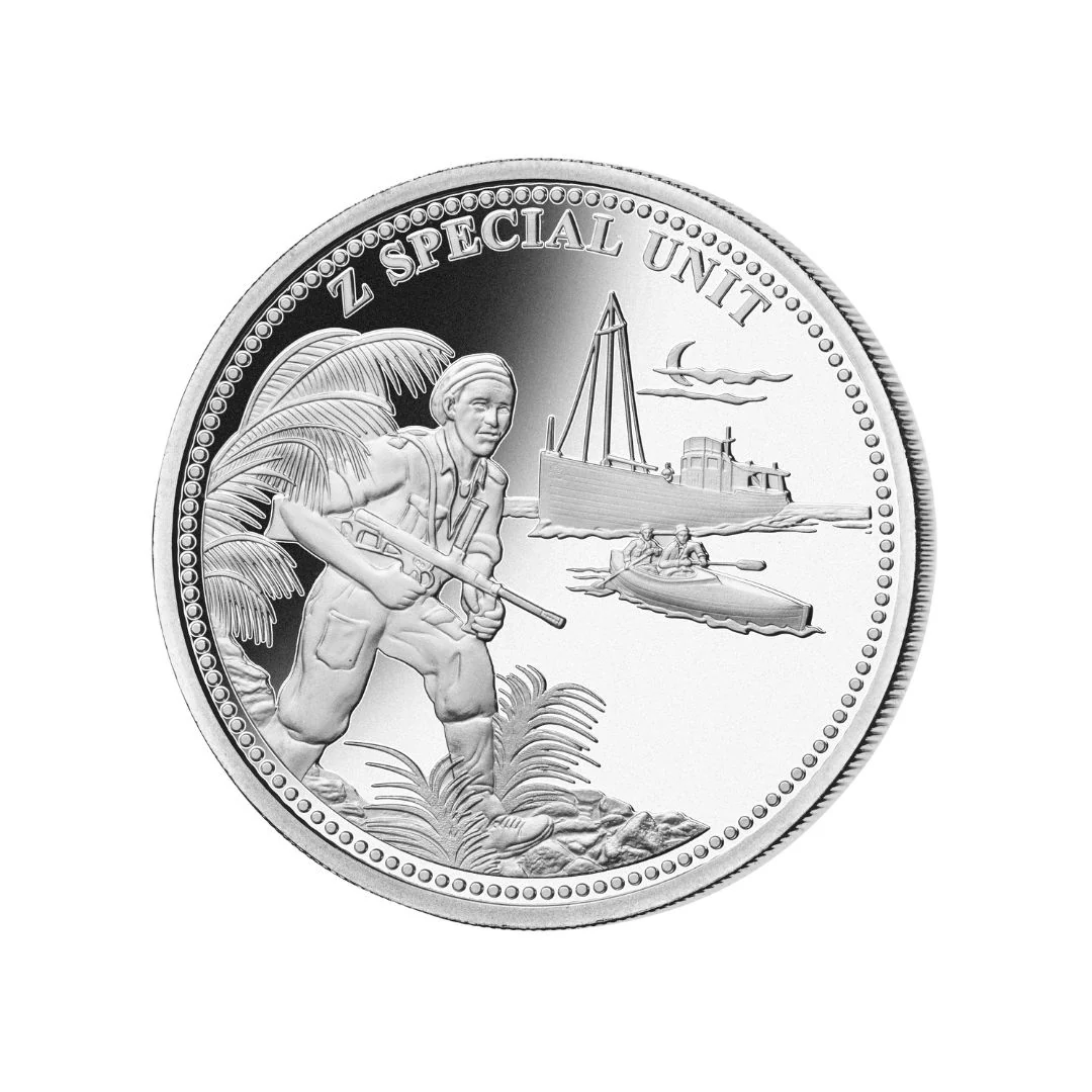 Second World War Z Special Unit Silver Prooflike Commemorative
