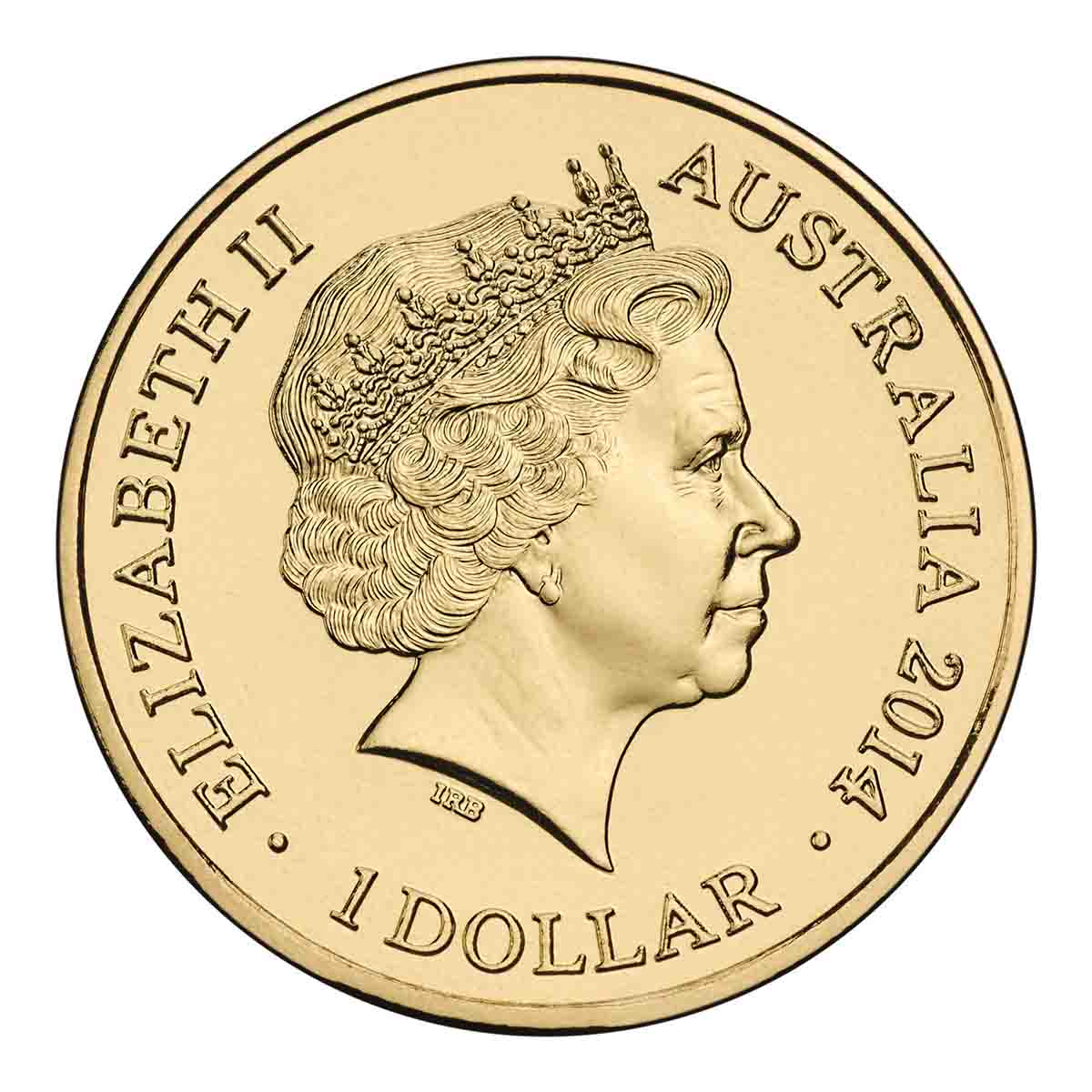 Year of the Horse 2014 $1 Uncirculated Coin - Image 2